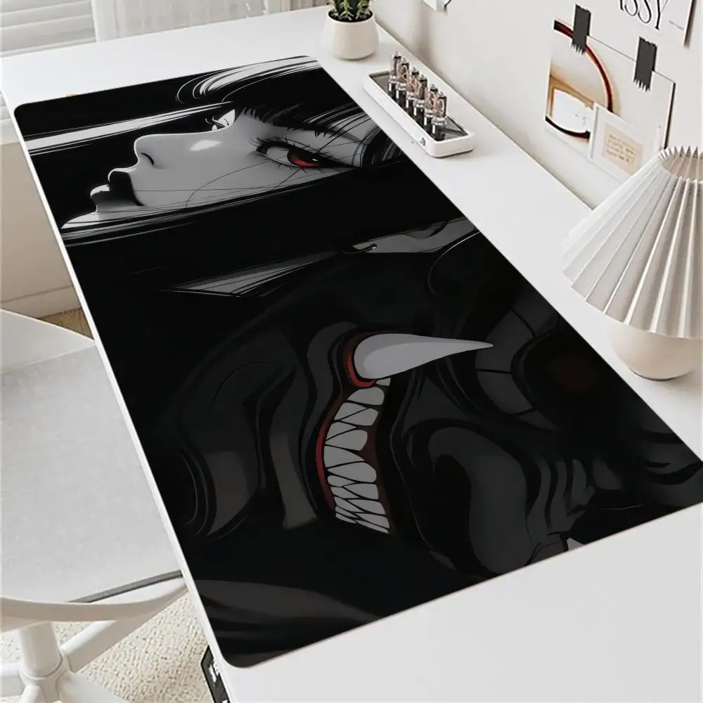 

Japanese Prajna girl Mouse Pad Large MousePad XXL Gaming Lock Desk Mat keyboard Computer Gamers playmat mouse work carpet office