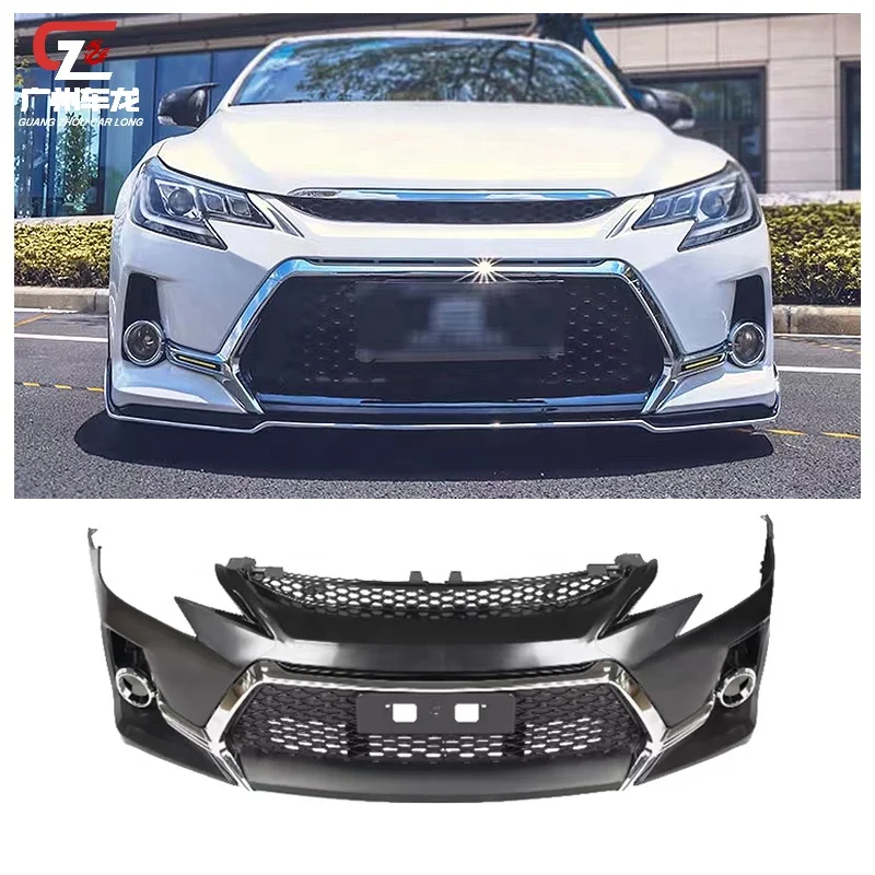 

Factory Direct PP Plastic Body Kit Car Bumpers For Toyota Mark X Reiz 2010-2017 Upgrade Gs Style Front Rear Bumper Side Skirts