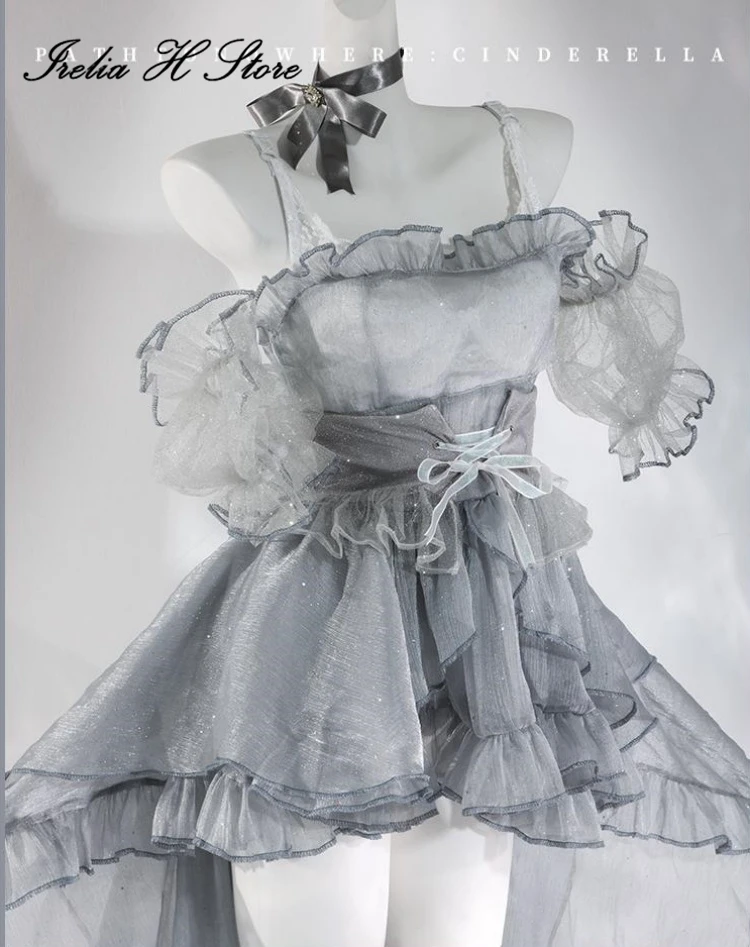 Irelia H Store Anime NI cos KKE Goodess of Victory Cinderella Crystal Princess Cosplay Costume Party Dress Female