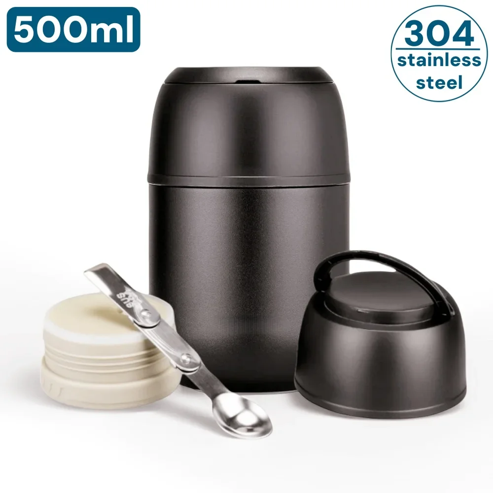 

Stainless Thermal Insulation Bento Lunch Box Pot Jar Thermos for Hot Food Storage Containers Lunchbox Packed Lunch Refrigerators