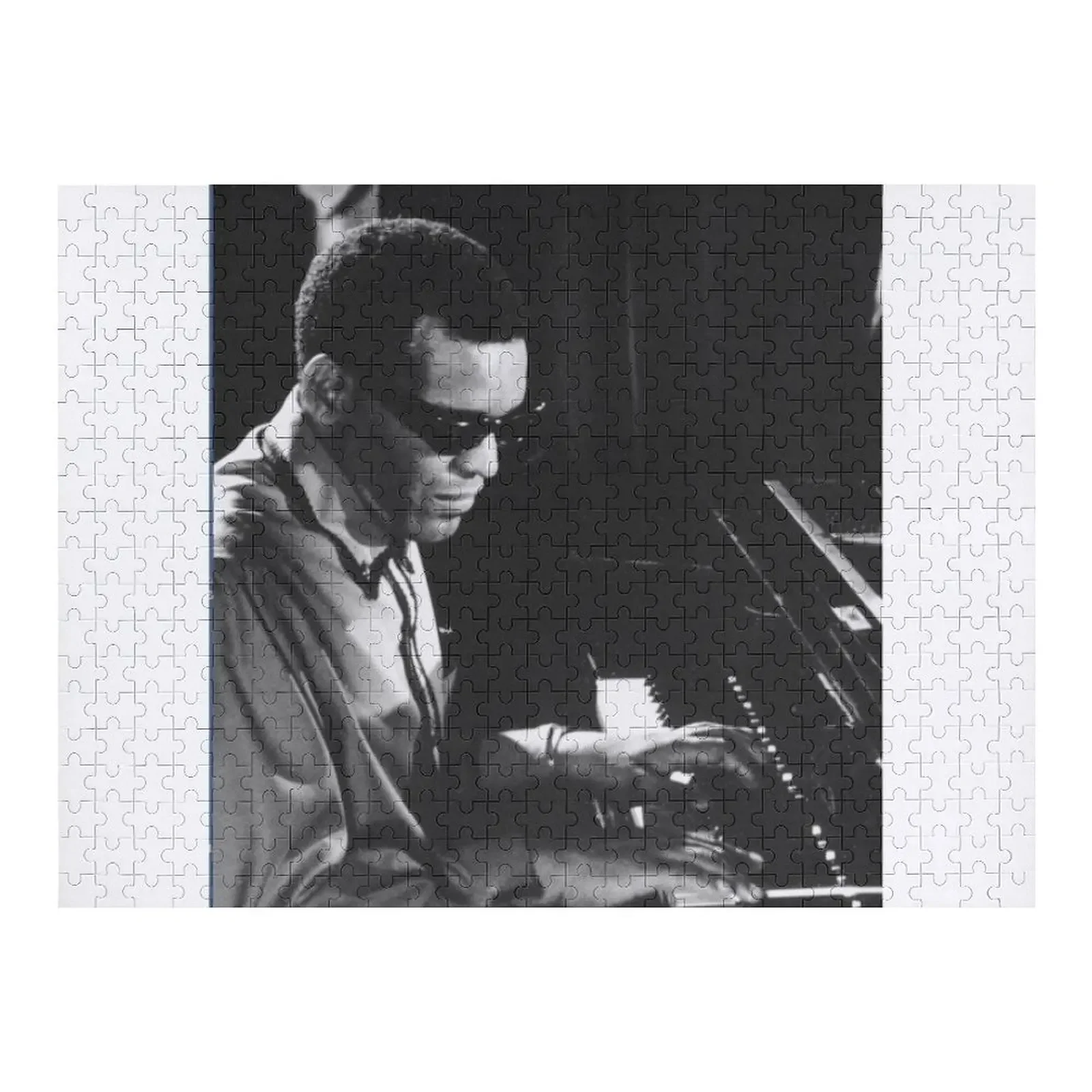 

Ray Charles playing piano Jigsaw Puzzle Baby Wooden Wood Adults Puzzle