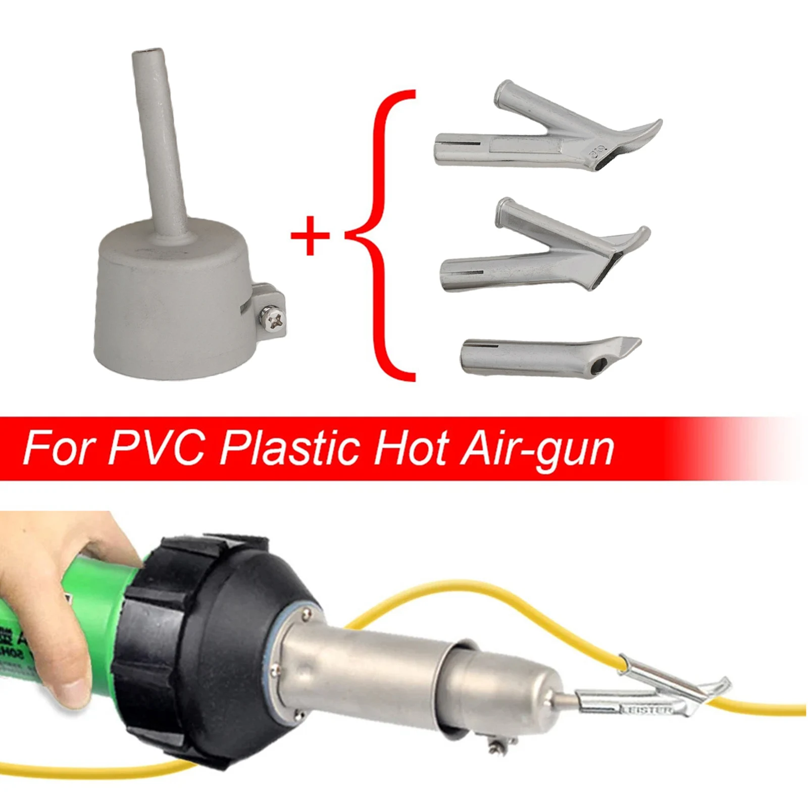 Heat for torch Tip Welding Nozzle Silver Tools for versatile Y Type For Vinyl Plastic PVC Welding Heat for torch