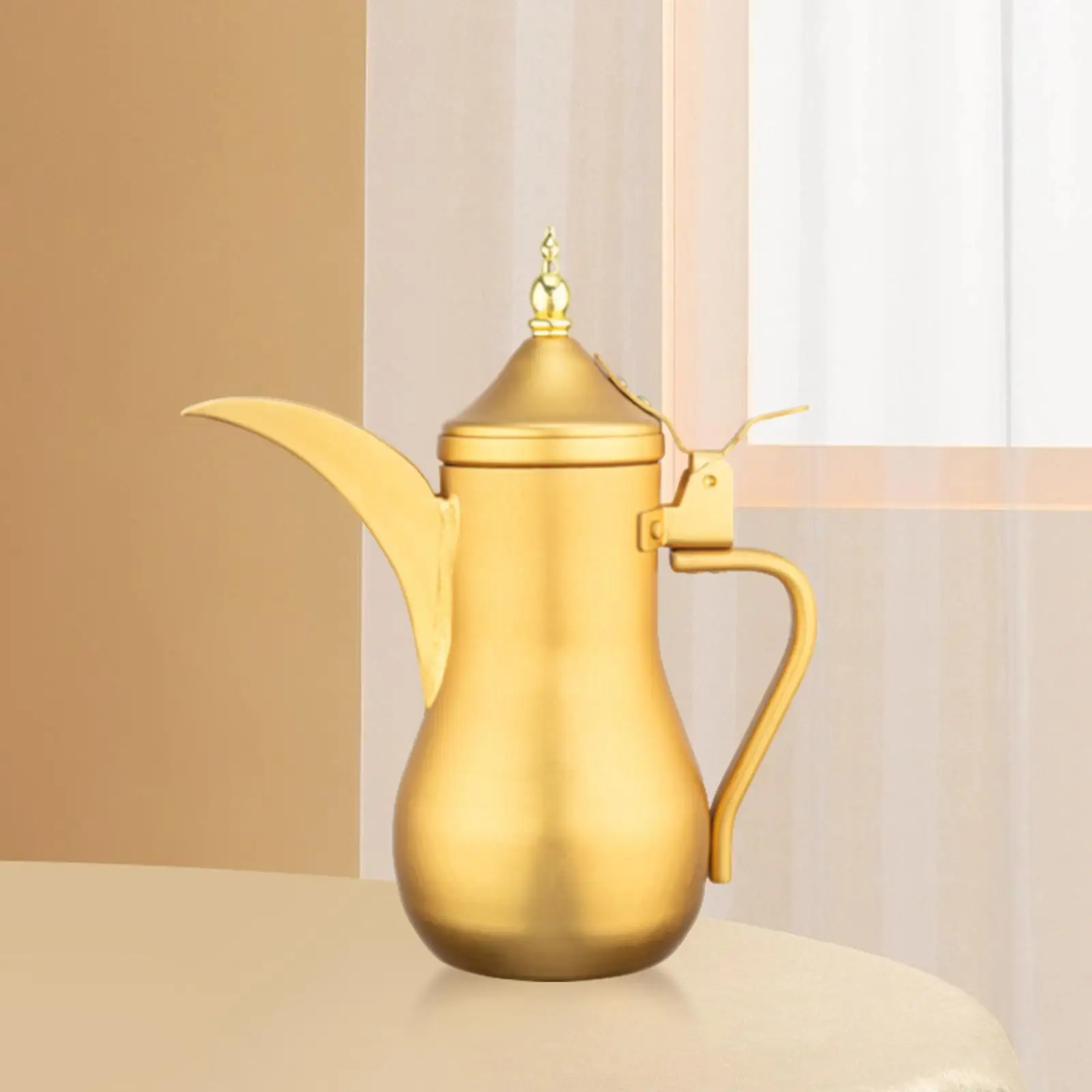 Arabian Style Teapot Tea Kettle Vacuum Household Thermal Coffee Pot 1.8L with Handle Kitchen Coffee Carafe Arabic Teapot