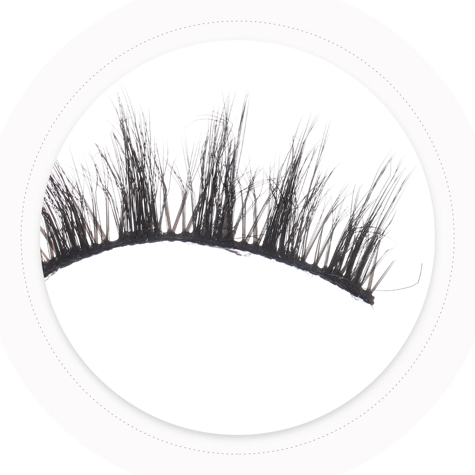 

20Pairs Style Fake Eyelash Bulk Set Lightweight Comfortable Lash Strips for Natural Volume Curl Makeup Supplies Reusable