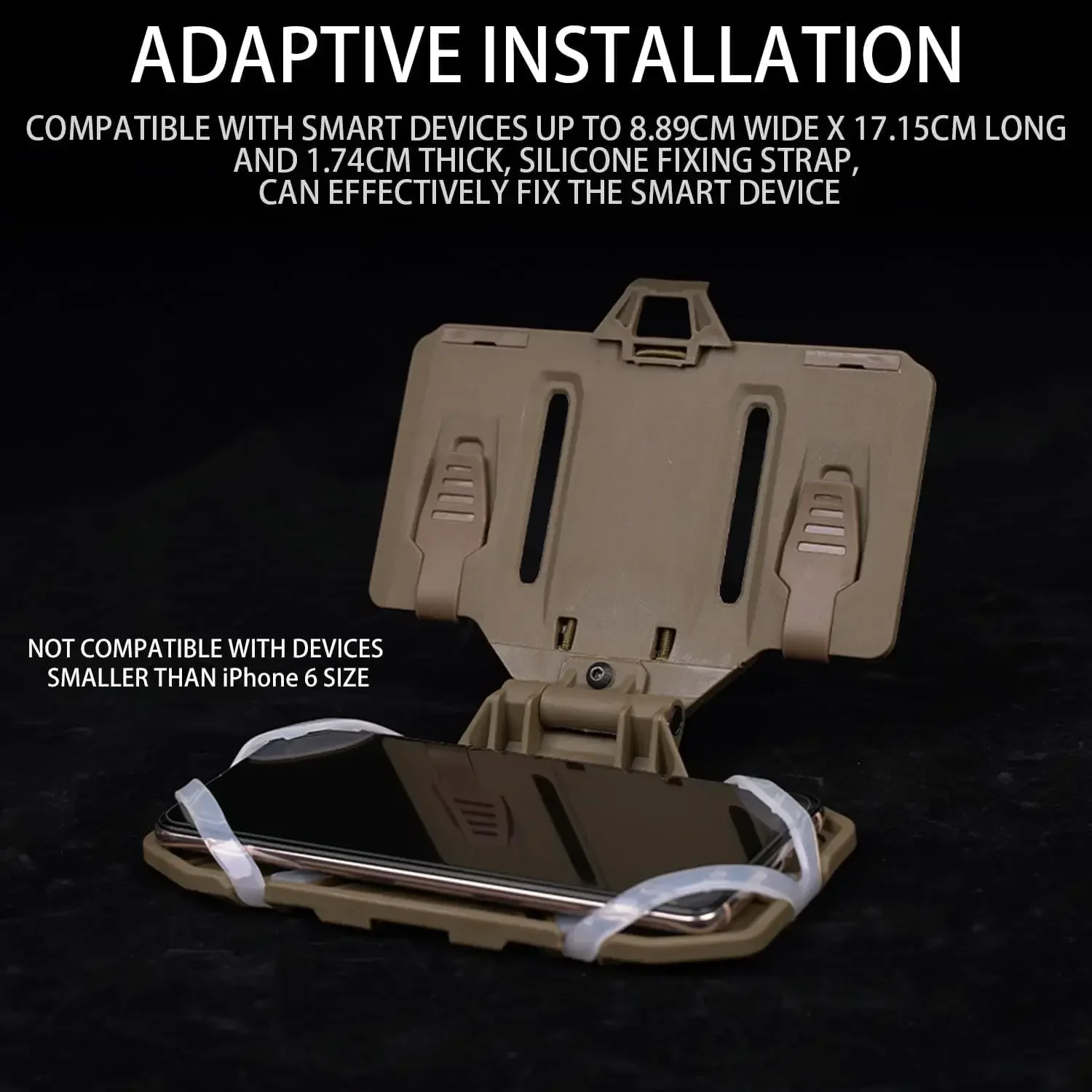 Tactical Folded Navigation Board Mobile Phones Navigator Holder Vest Chest Bag Admin Panel Hunting Vest Accessories