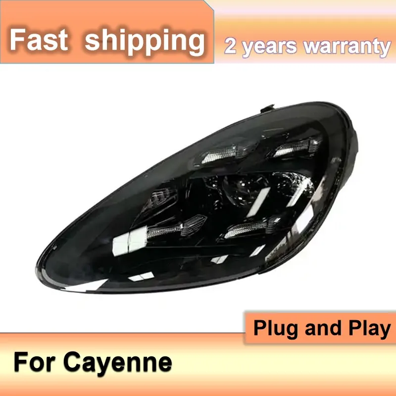 

Car Accessories for Porsche Cayenne Headlamp 2019 2018-2023 Cayenne Headlight DRL Turn Signal High Beam Projector Lens