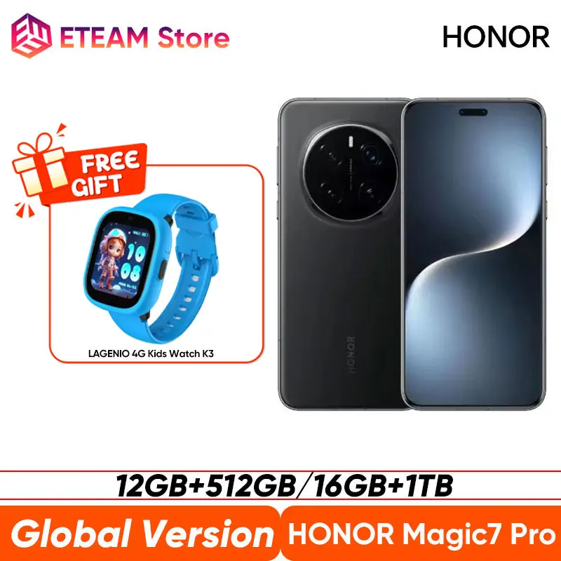 2025 New Global Version Honor Magic7 Pro 5G Smart Phone Snapdragon 8 Elite 6.8