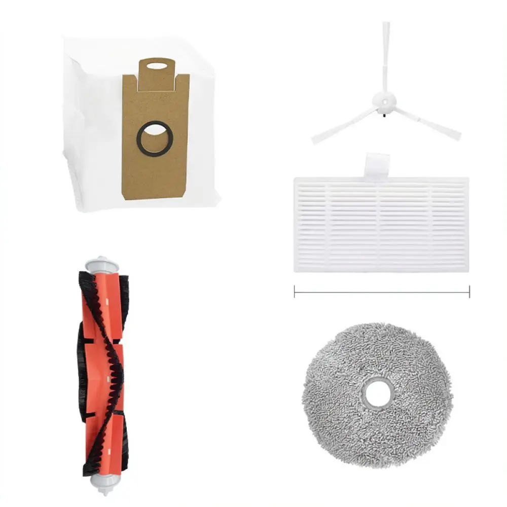 Replacement Consumables For Lydsto W2 Robot Vacuum Main Roller Brush Side Sweeper Hepa Filter Mop Pads Dust Collection Bag