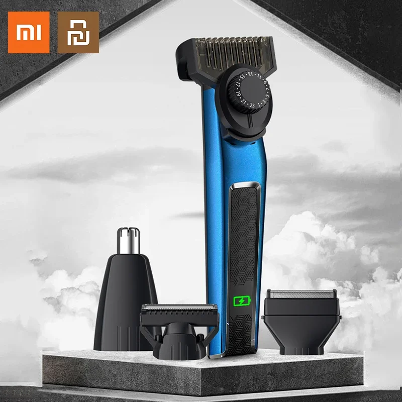 Xiaomi Youpin 982 Men Beard Trimmer Set Hair Trimmer Skin Safe Trimmer 5 IN 1 Grooming Kit Rechargeable Suit for Men