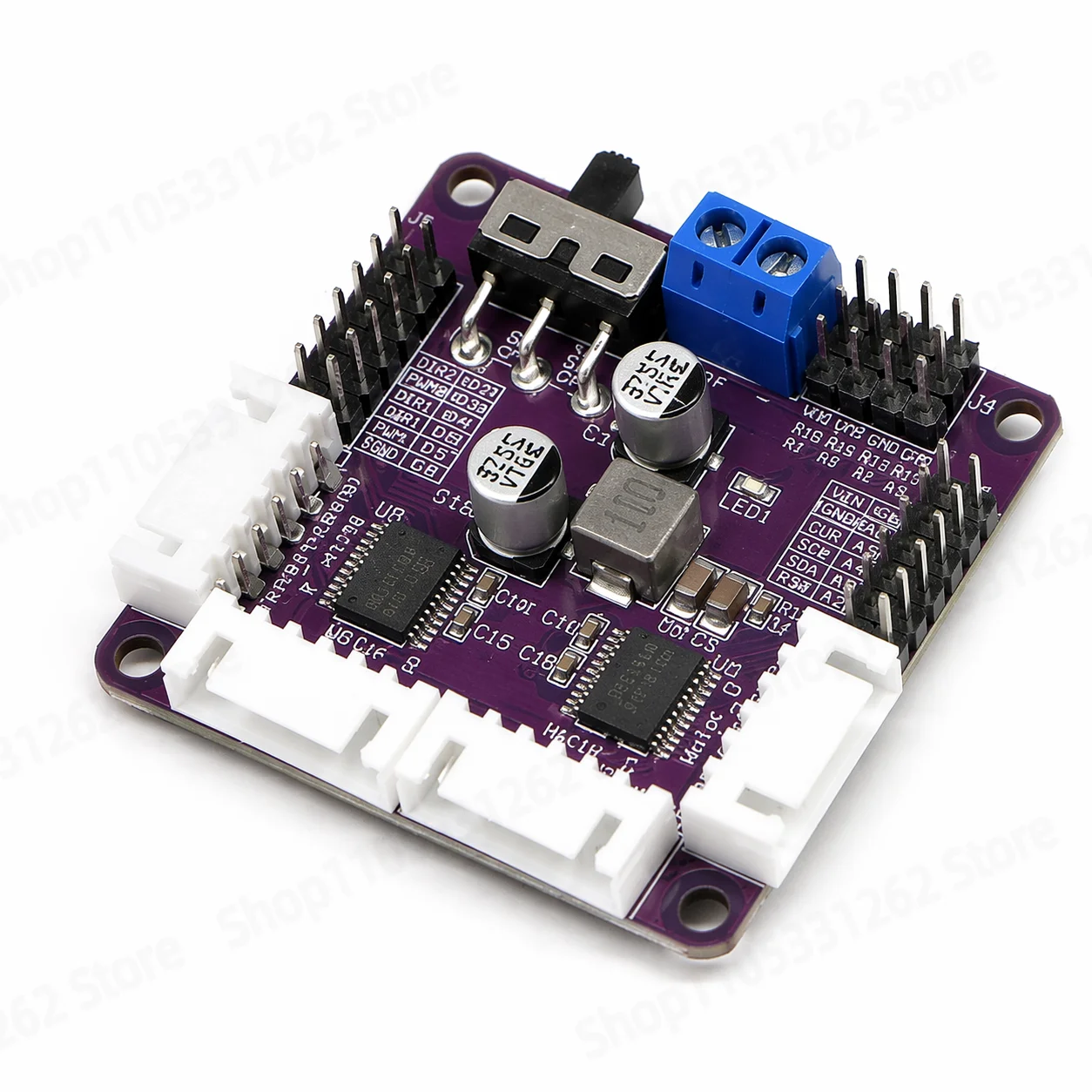 Powerful Industrial TB6612FNG Dual DC Motor Driver Module 4-Channel Regulated Output Smart Car Robot Parts