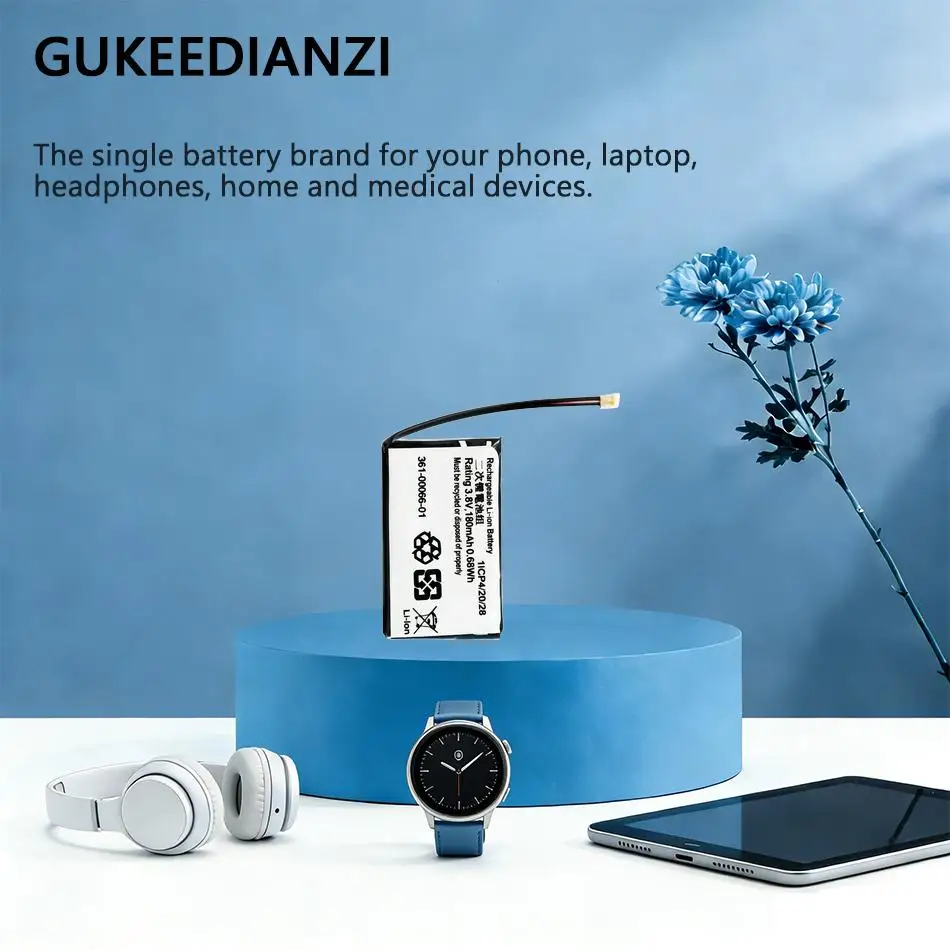 

361-00086-01 180Mah For Garmin Forerunner 35 235 735 Vivomove Accumulator 2-Wire High Performance Sports Watch Battery