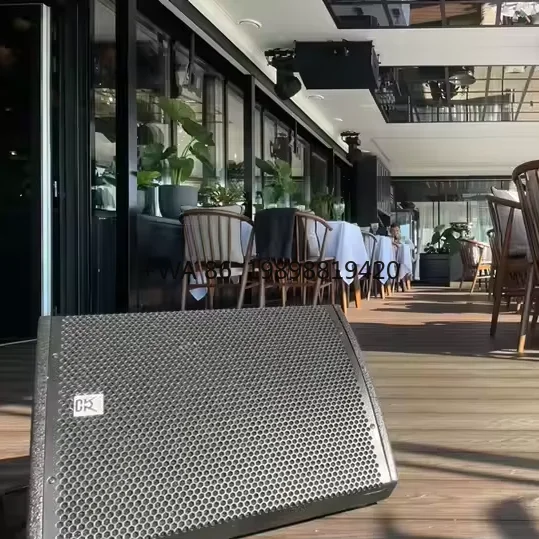 Active 15 Inch Stage Monitor Professional Speaker Outdoor Audio System