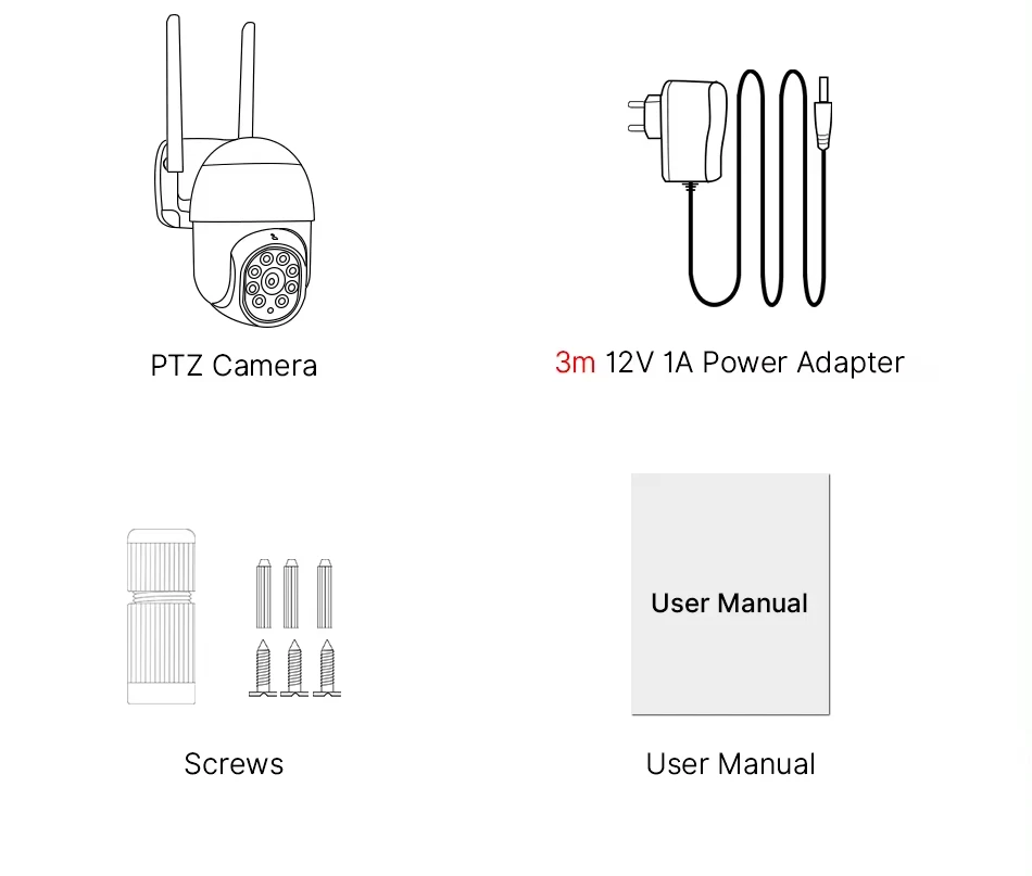 Hiseeu 4K 8MP Smart Wifi PTZ Camera 5x Digital Zoom AI Human Detection ONVIF Wireless CCTV IP Camera Iptv Security Protection