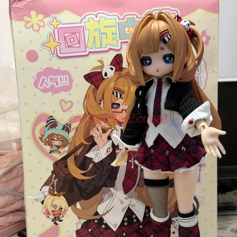 Generic Rotating Radio Wave Scale Bjd Cute Blind Box Moveable Action Anime Figure Doll Collectible Ornament Desktop Display Gift