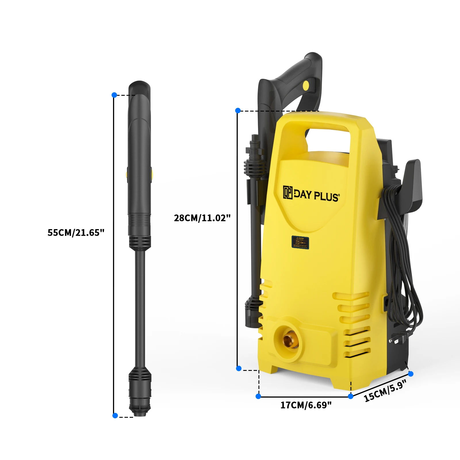 5000W Electric High Pressure Washer 350Bar5000PSI Power Jet Wash Patio Car 5Lmin Electric Pressure Washer Powerful Cleaning Tool