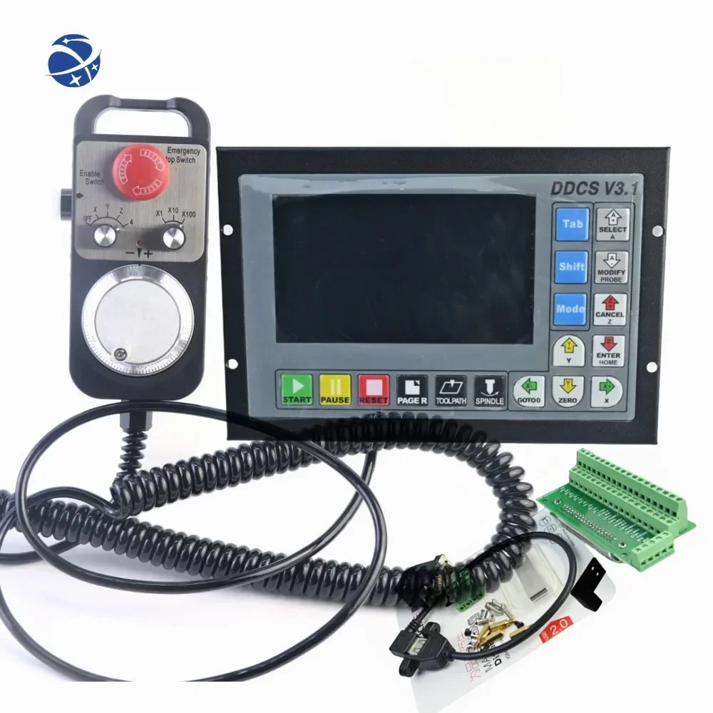 

yyhc China CNC Manufacture Numerical Controller DDCS V3.1 With CNC Mpg Use On Cnc Engraving Machine For Metal