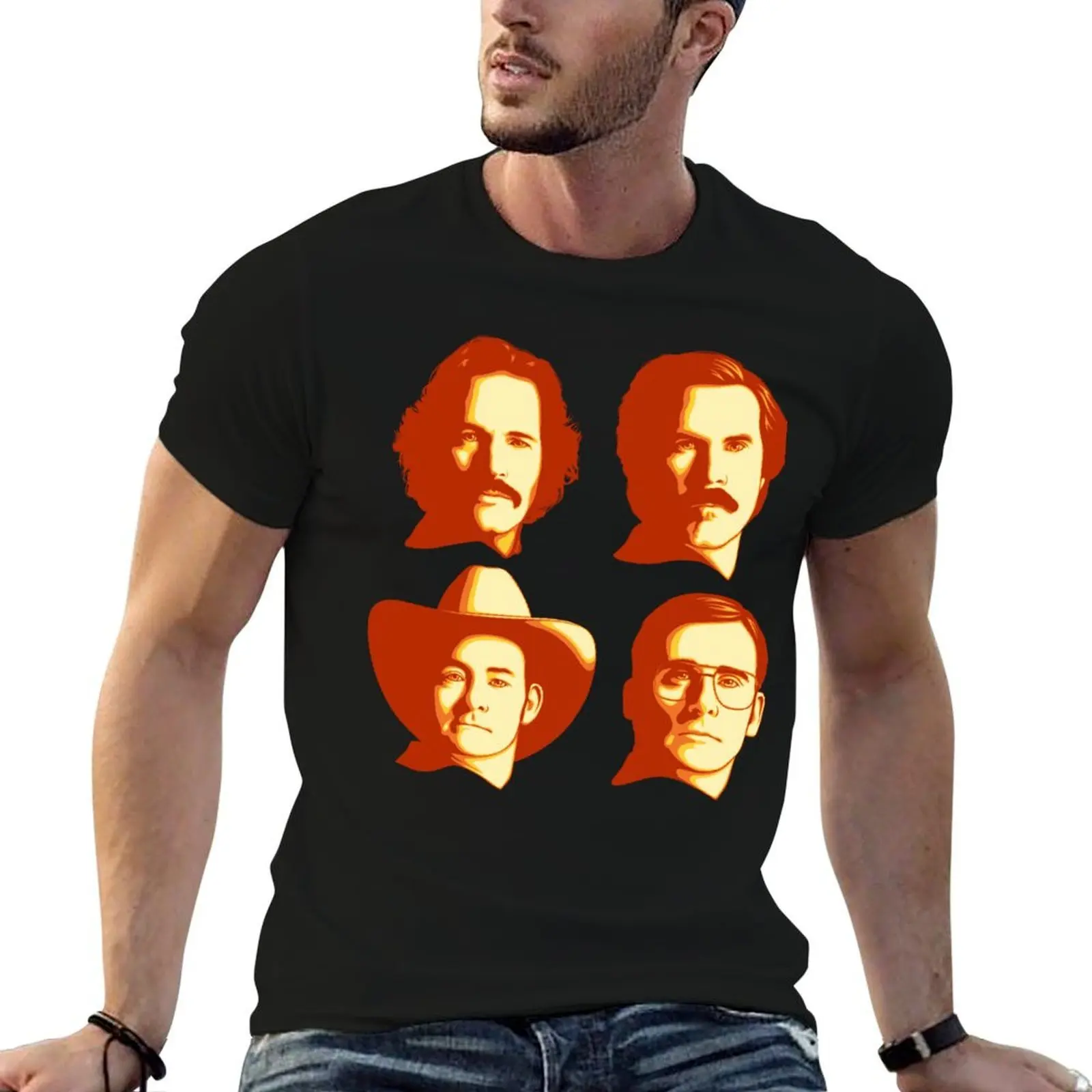 Day Gift Anchorman Cool Graphic Gifts T-Shirt Funny t-shirt Short sleeve tee mens t shirts top quality