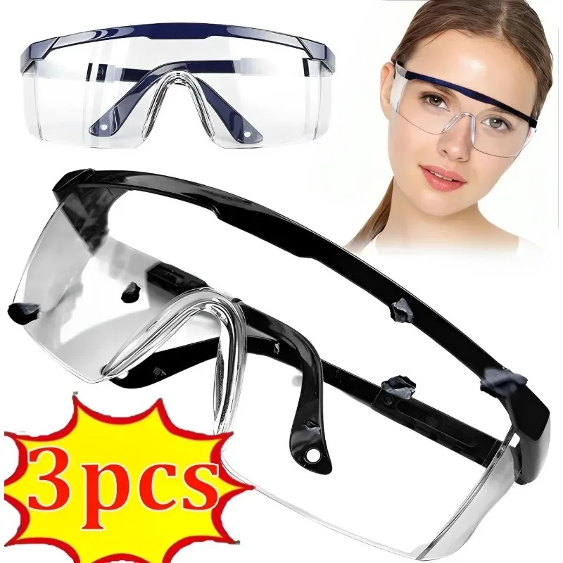 Anti-Splash Work Safety Glasses Eye Protecting Lab Goggles Protective Industrial Wind Dust Proof Goggles Cycling Glasses