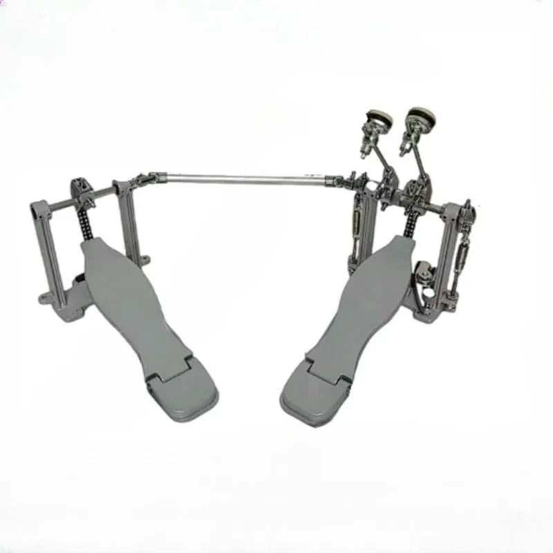 Drum Pedal Double Step Hammer Chain Drive Foot Stepping Hammer Bottom Folding Adjustable Musical Instruments Accessories