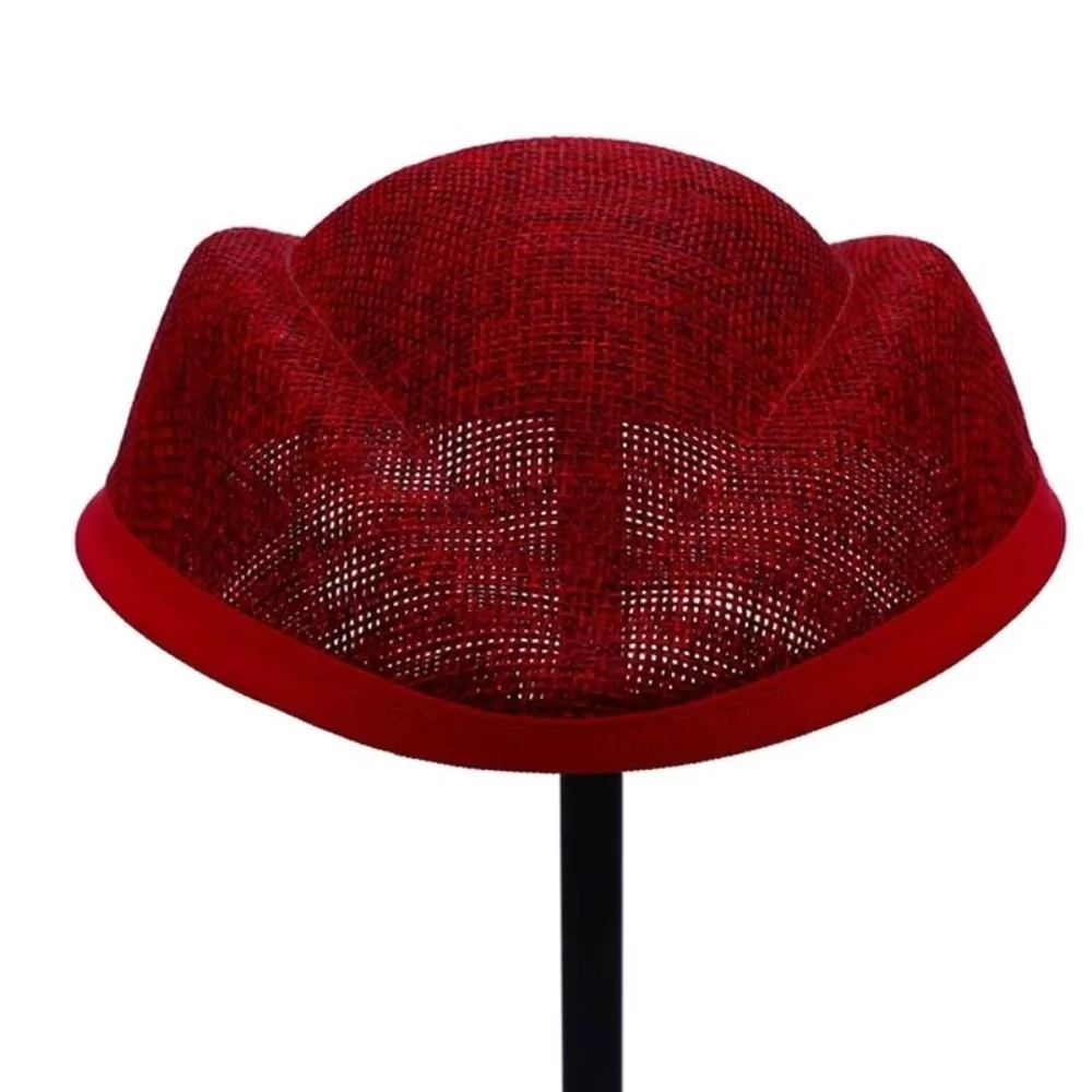 Gifts Linen Fascinator Hat Base Plain Base Opera Headpiece Millinery Base Hat Versatile DIY Hat Base Party Occasion