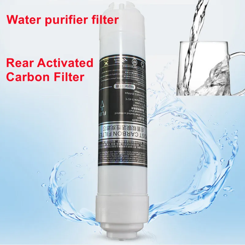 For Home Kitchen Water Purifier 10inch T33 Rear Activated Carbon Filter Water Purifier Water Filters Cartridges