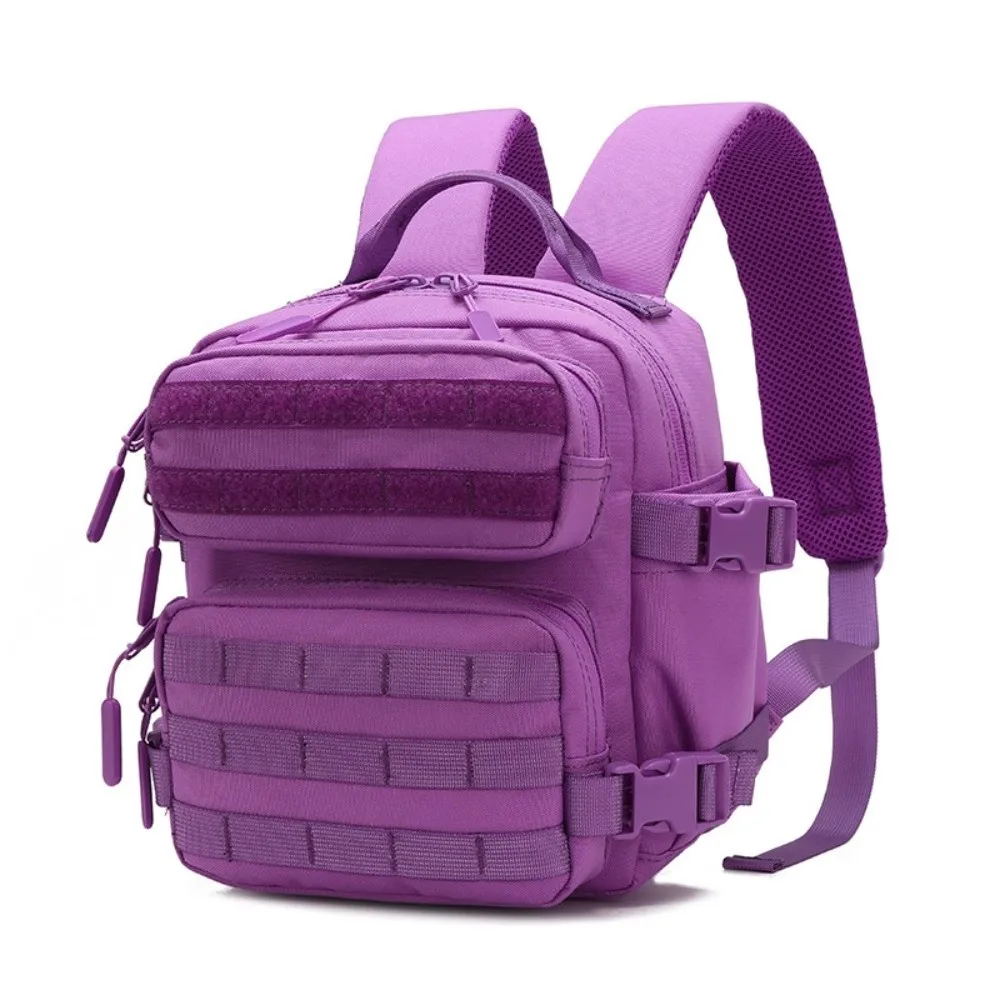 9L Capacity Fitness Backpack Water Bottle Holder Lightweight Mountaineering Backpack 900D Material Portable Portable Backpack