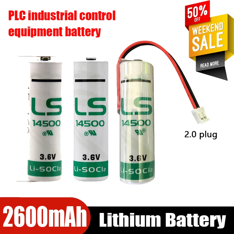 

Литиевая батарея SAFT LS14500 AA 3.6V для промышленного оборудования и ПЛК, производство Франция