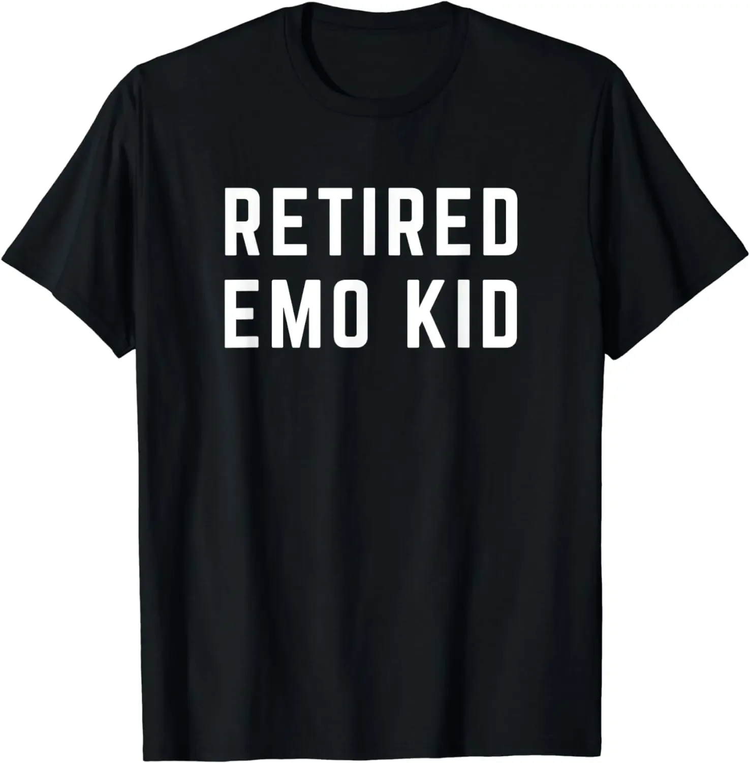 Retired Emo Kid T-Shirt Band Scene Concert Punk Rock My Chemical Romance Small