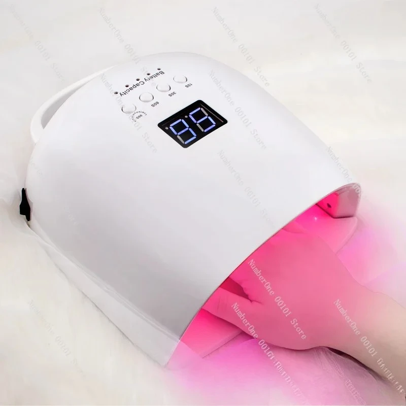 Intelligent Induction Nail Art Phototherapy Lamp, Portable UV Toasting Nail