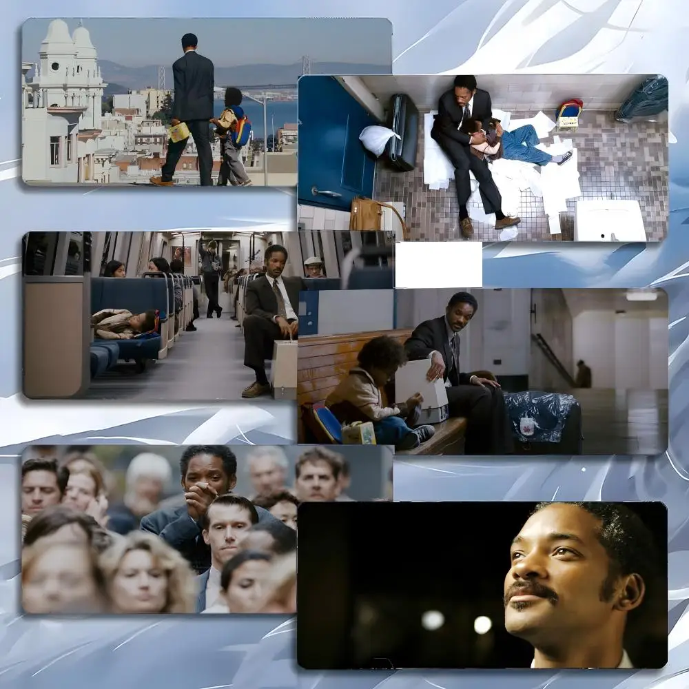 movie inspiring T-The Pursuit of Happyness Mouse Pad Mousepad Large Gaming LockEdge Thickened PC Table Desk Mat