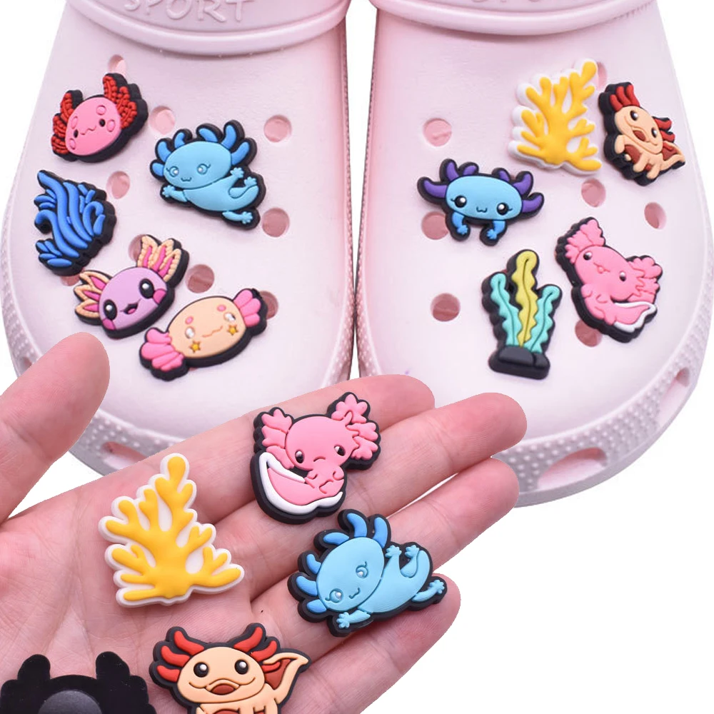 

1pcs PVC Fish Accessories for Crocs Charms Men Badge Women Sandals Buckle Kids Pins Shoe Decoration Jeans X-mas Gift