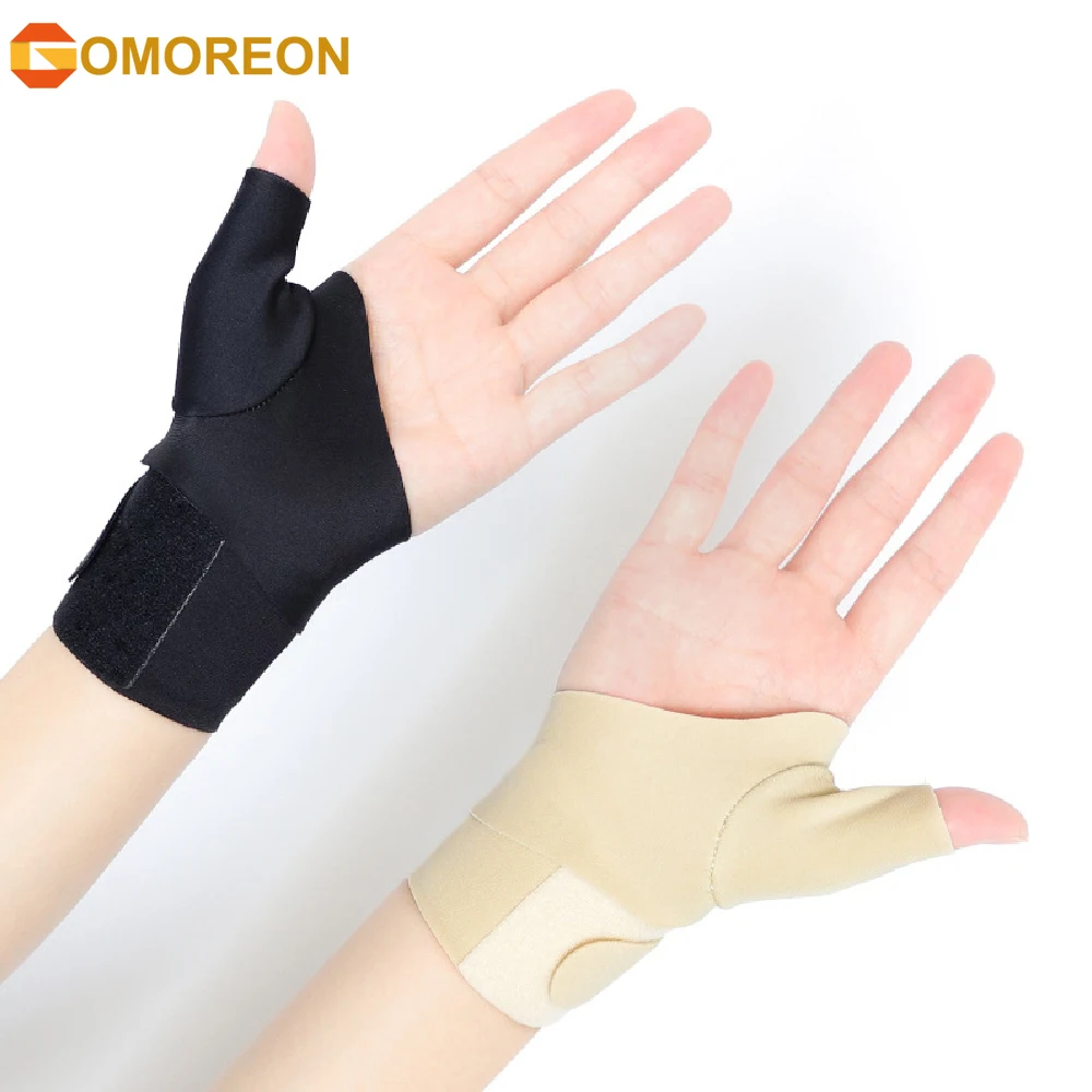 1PCS Thumb Wrist Support Brace, Splashproof Compression Sleeve for Arthritis Pain, Sports, Fits Left & Right Hands