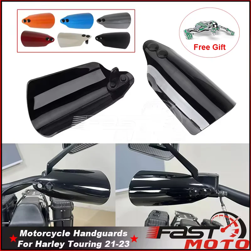 

For Harley Touring Road Glide Electra Glide Road King Motorcycle Handguards Hand Guard Handlebar Guards Falling Protection 21-23
