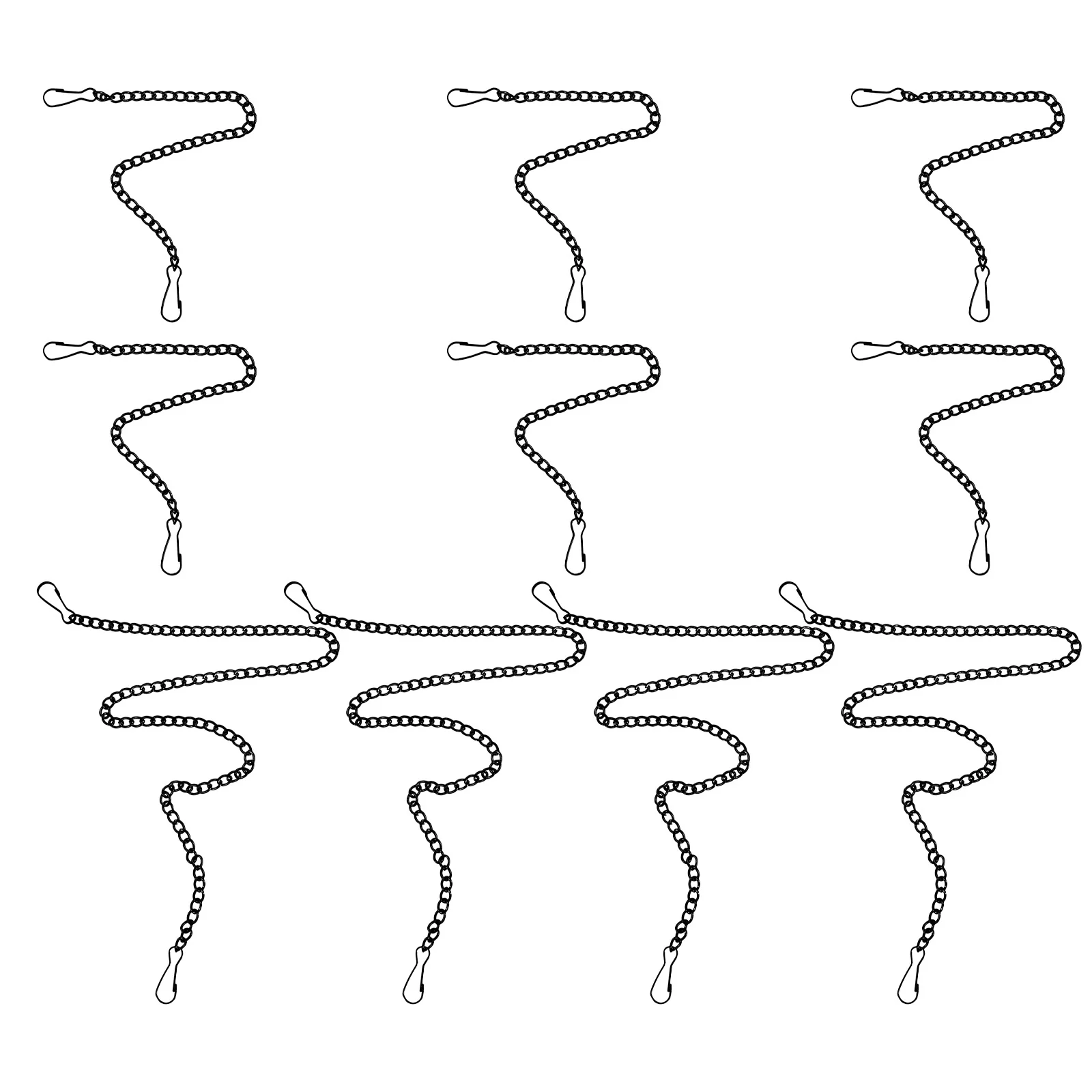 

10 Pcs Flag Hanging Chain for Hooks Hangers Planter Chains Kit Sign Posters Door