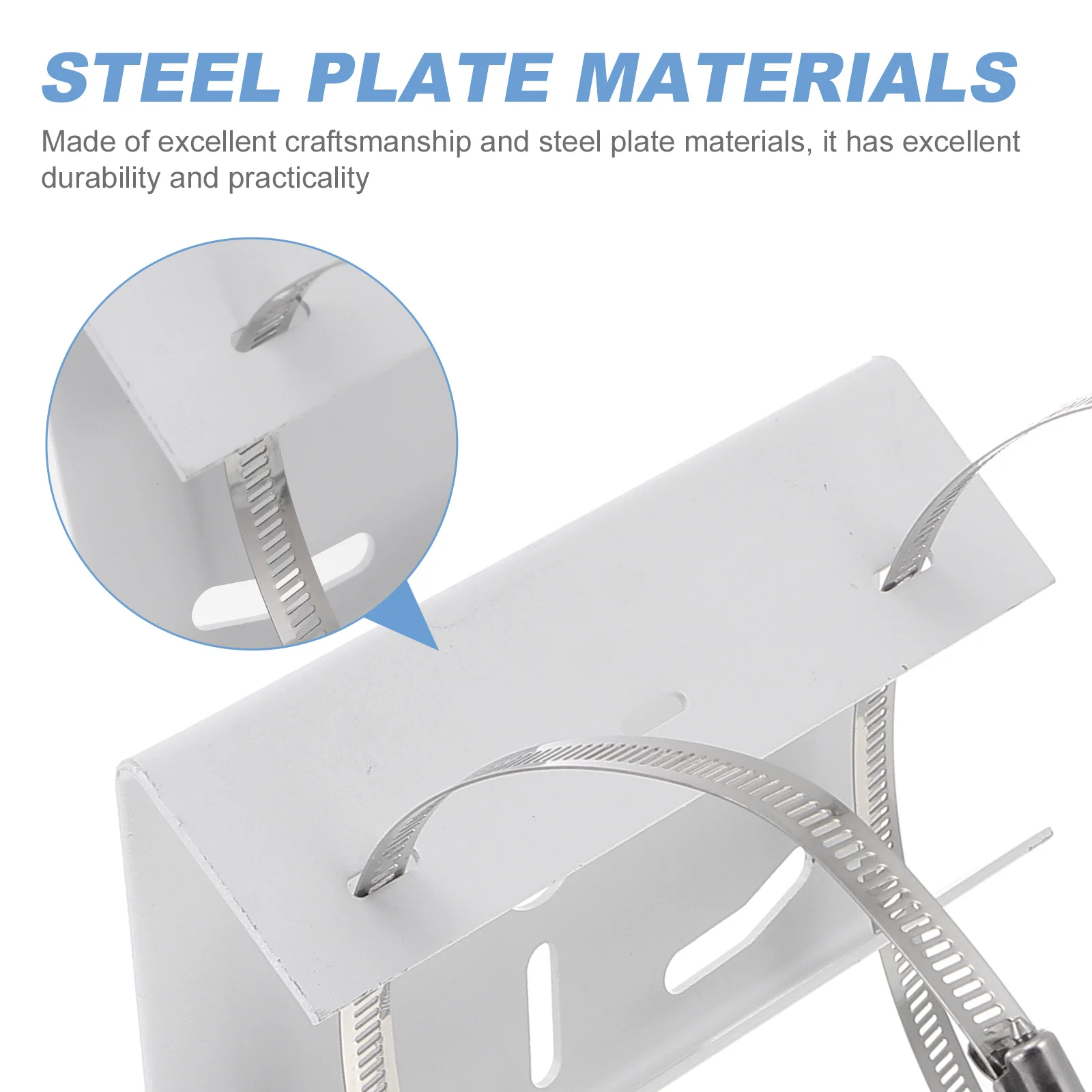 

Security Camera Bracket Wall Mount Hoops Vertical Pole Mounting Adapter Durable Cctv Wall Bracket For Home Surveillance