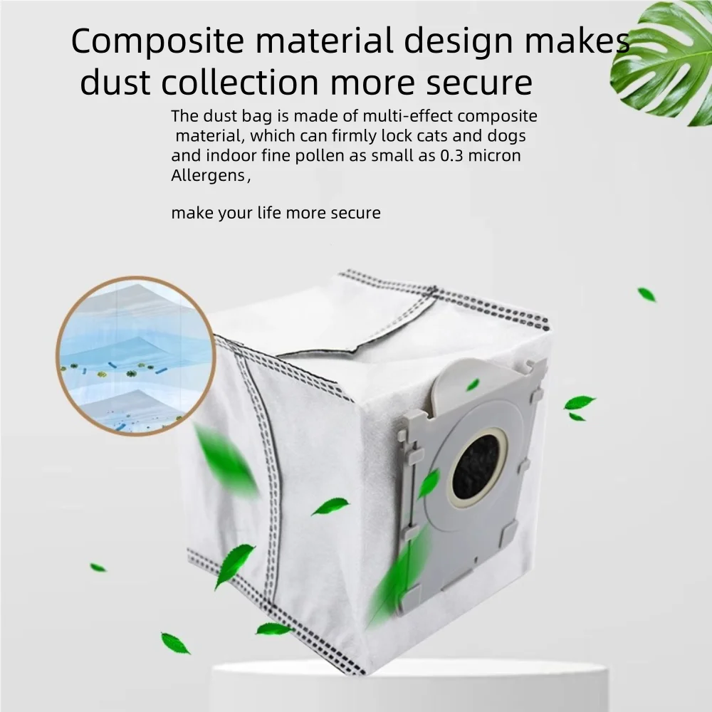 Adapté aux accessoires de mini robot de balayage Ecovacs DEEBOT, sac à poussière au charbon actif