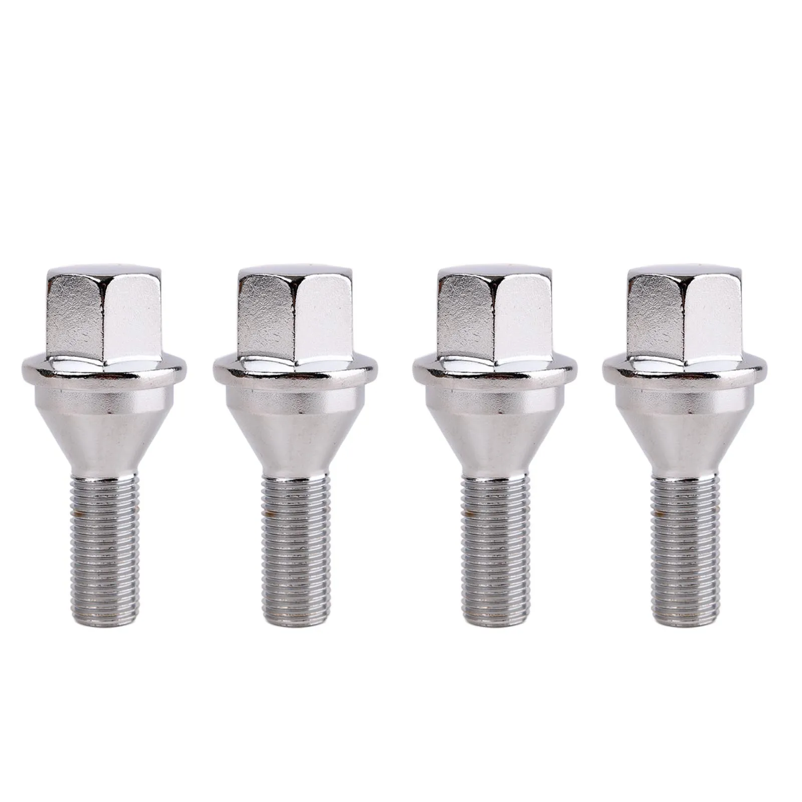 4x Car Wheel Lug Bolts Nuts 6511051AA 6509933AA Tyre Parts M12x1.25mm For Jeep Cherokee Renegade Compass Chrysler 200 Dodge Dart