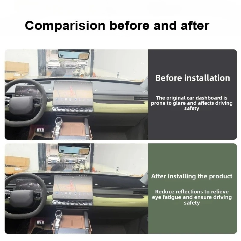 For Dongfeng MHERO M-Hero M817 2025 Dashboard Sunshade Mat Sun Protection Heat Insulation Reflective Mat Interior Accessories