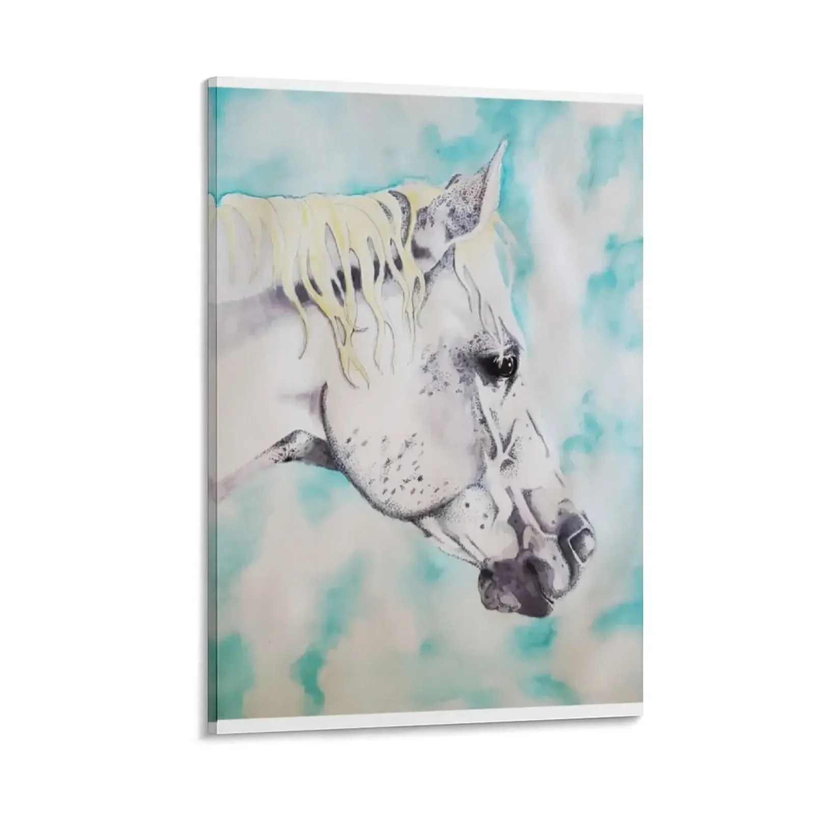 

Santa the Quarter Horse Canvas Painting house decoration decoration for the room Decoration pictures room wall