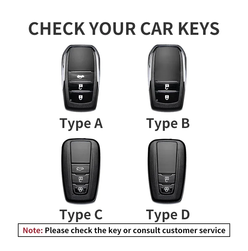 รถหนัง REMOTE Key สําหรับ Toyota Prius Camry Corolla CHR C-HR RAV4 Land Cruiser Prado Protector Key FOB SHELL