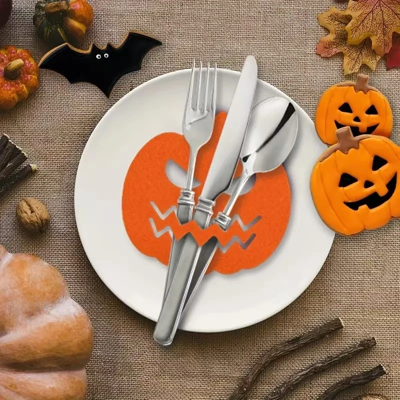 Felt Pumpkin Placemat Orange Pumpkin Mat