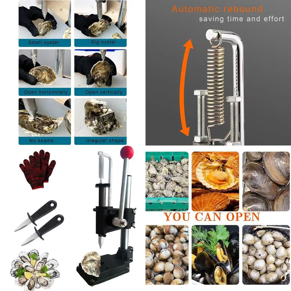 

Набор открывалки для скорлупы устриц и моллюсков — автоматические инструменты для очистки морских фруктов для любителей морепродуктов