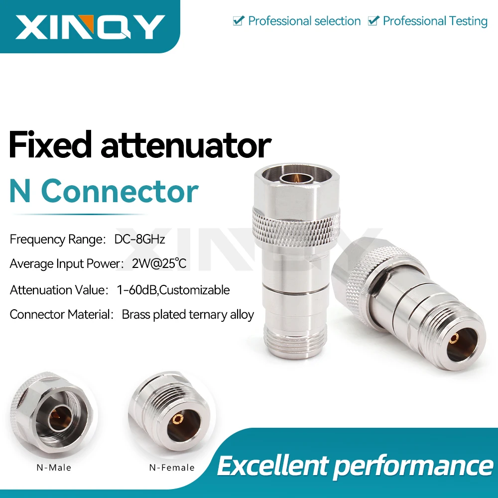 attenuateur-fixe-de-type-n-xinqy-0-8-ghz-1-3-6-10-20-30-40-db-2-w-test-coaxial-rf