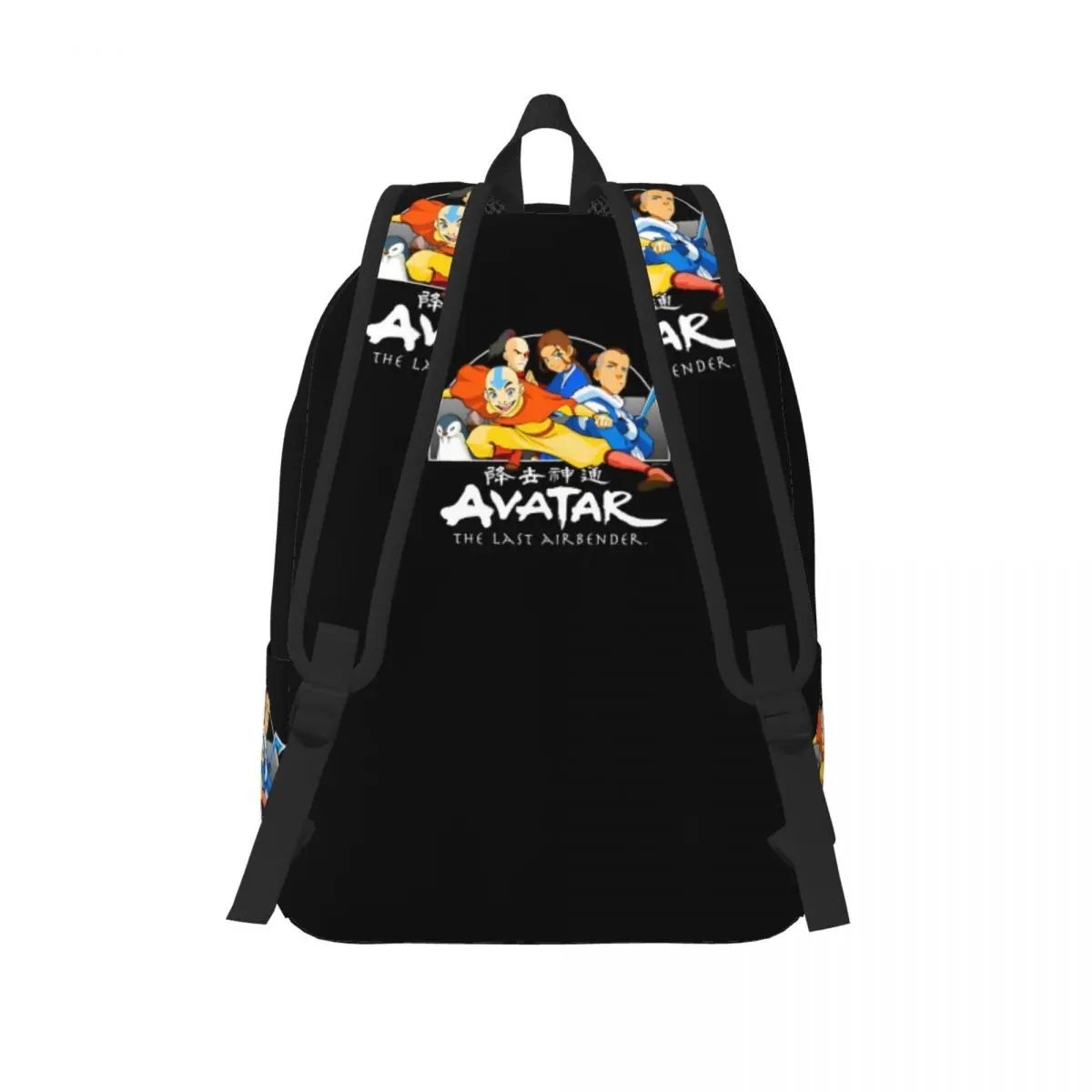 Avatar The Last Airbender Action Group Sac à dos pour hommes et femmes, Teenage High School Business Daypack, Sac lancé pour ordinateur portable