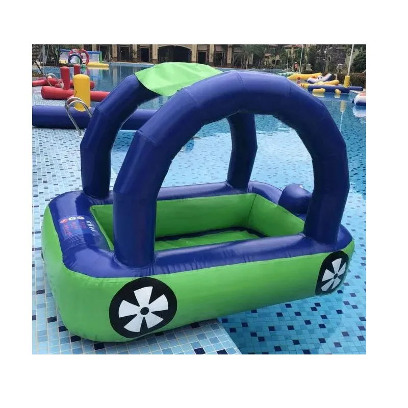 Summer Inflatable Pool Float Water Game Car Toys PVC Tarpaulin Inflatable Water Park Car Toys