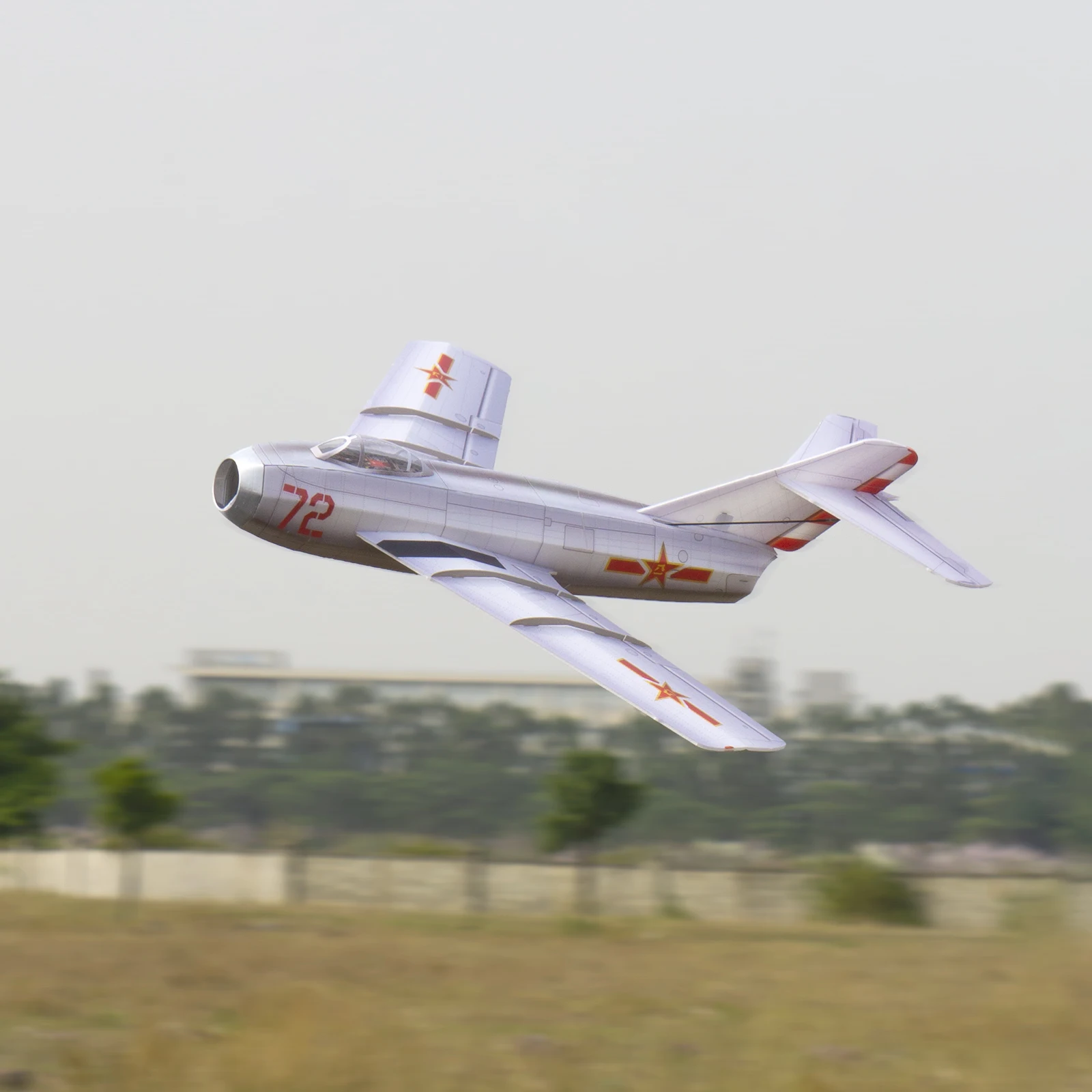 Mini MIG-15 rozpiętość skrzydeł 400 mm 3-kanałowe stałe skrzydło 30 mm EDF RC samolot zabawka na zewnątrz prezent dla dzieci