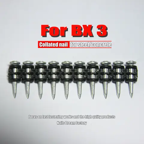 Strip Nails for Hilti BX3 Cordless Tools Steel Nails for Home Decoration Use Construction Doors and Windows Installation