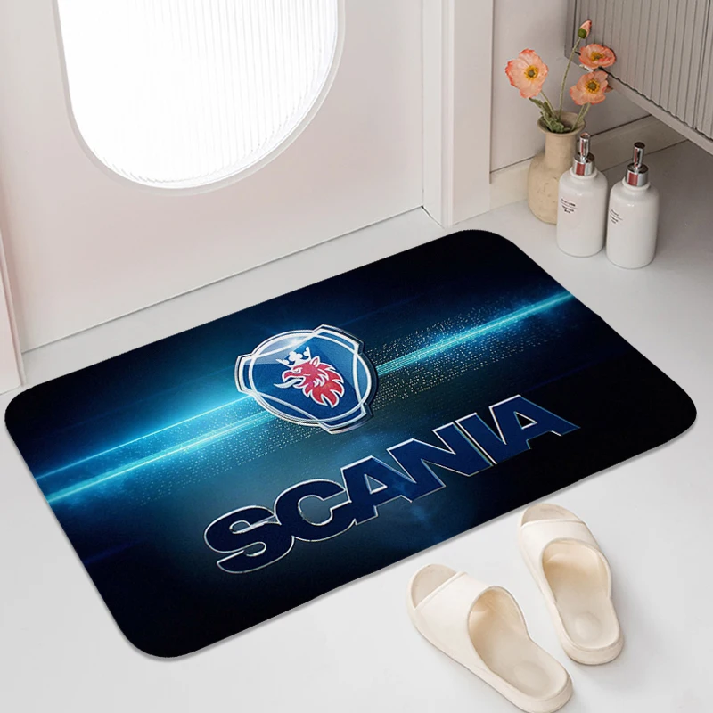 Non-slip Foot Mat A-Scania T-Truck Rug for Bedroom Soft Bathmat Kitchen Living Room Floor Carpet Home Entrance Door Doormat