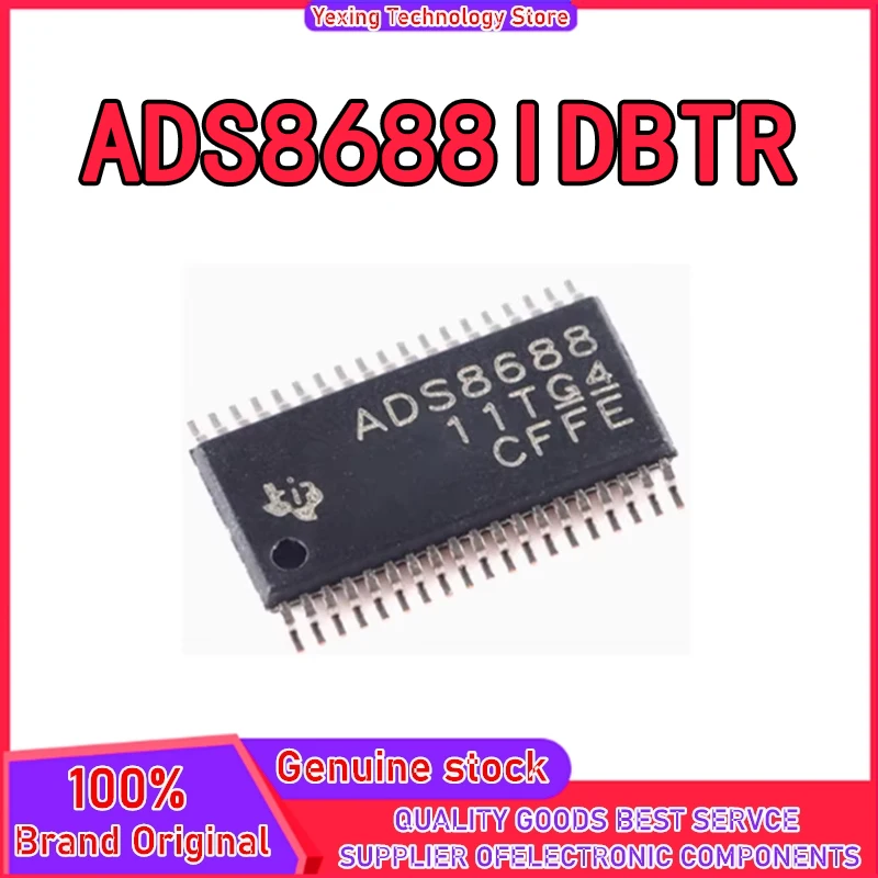 5PCS ADS8688IDBTR ADS8688 TSSOP-38 16 bit analog-to-digital converter IC chipset New in stock