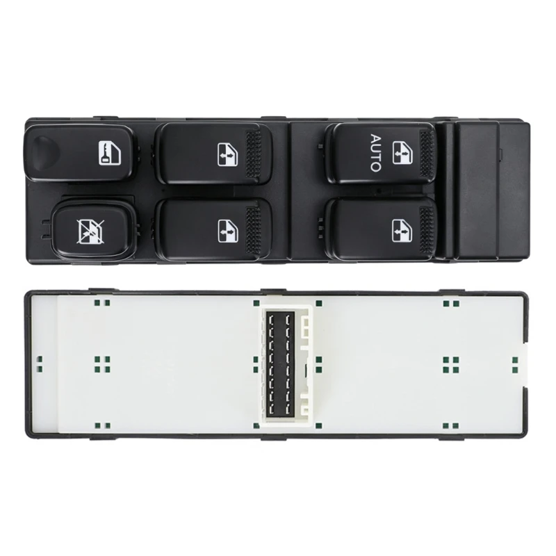 Vehicle Maintenance Window Control Assembly With ABS Housing, AUTO-Marked Buttons and 93570-2F460D8 Part Number Reference for